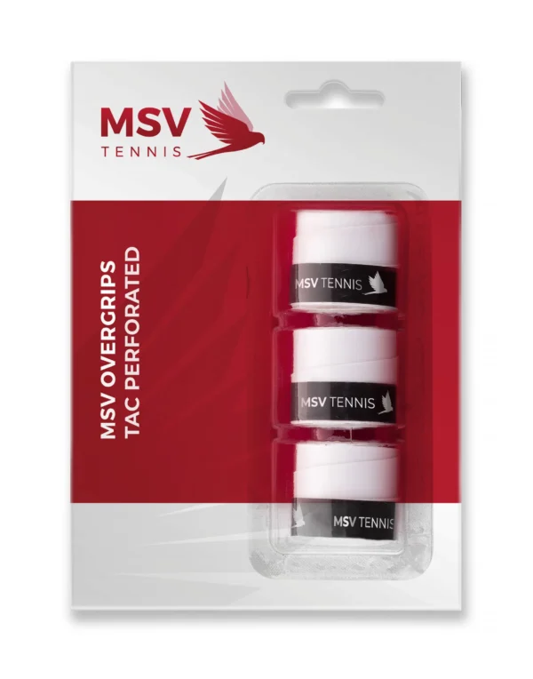 MSV-Tennis  - Tac Perforated - 3er weiß