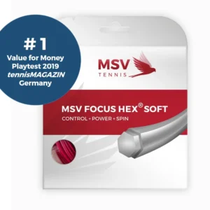 MSV Tennis - Focus Hex Soft - rot