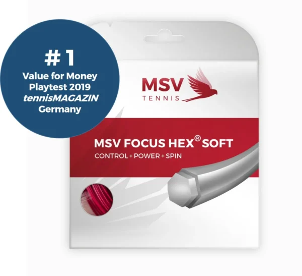 MSV Tennis - Focus Hex Soft - rot