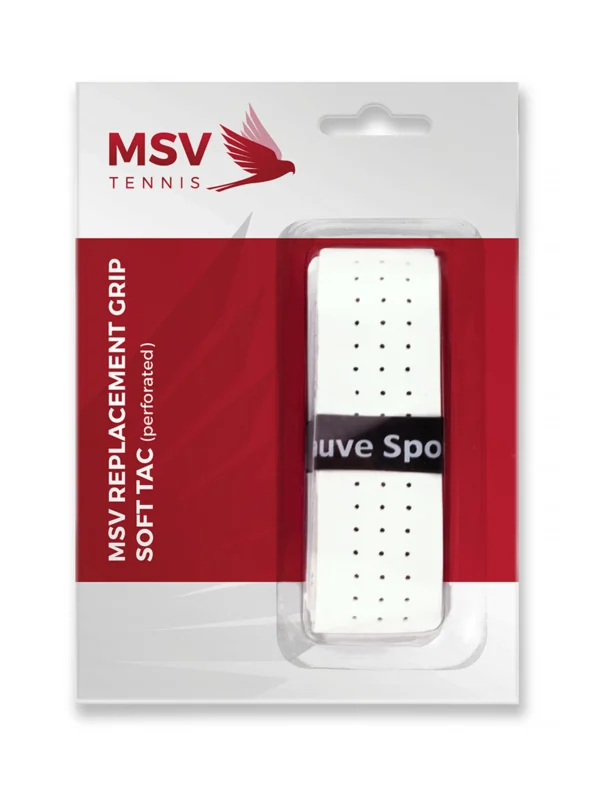MSV-Tennis  - Basic Grip Soft Perforated -  weiß